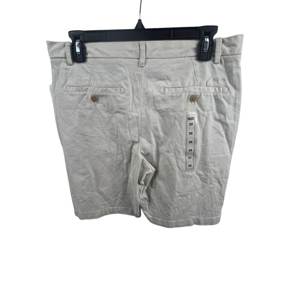 Saltwater Izod NWT Mens 9.5''' Twill Stretch Shorts Sz 42 Beige Gorpcore Outdoor - Picture 14 of 16